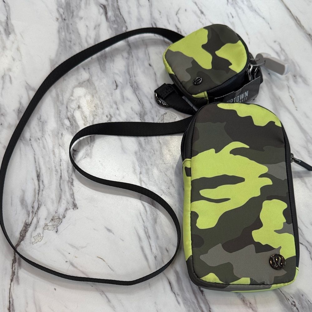 Lululemon Athletica Neon Camo Belt Bag